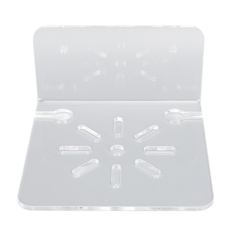 3pcs Acrylic Small Wall Shelf Floating Shelf for Security Cameras