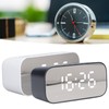 Digital Alarm Clock, Portable Large Display Bedside Clock with Dual