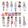 Prima Marketing Julie Nutting Traveling Girl Ephemera Cardstock Die-cuts 24P-Dolls