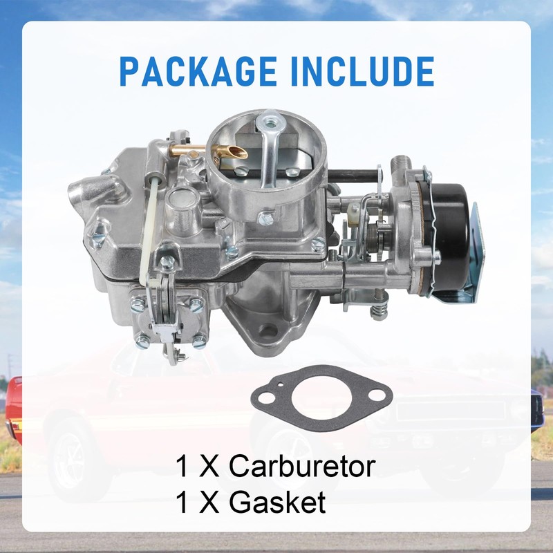 RADHLBNIU 1100 Carburetor Compatible with Ford Mustang Falcon 170 200