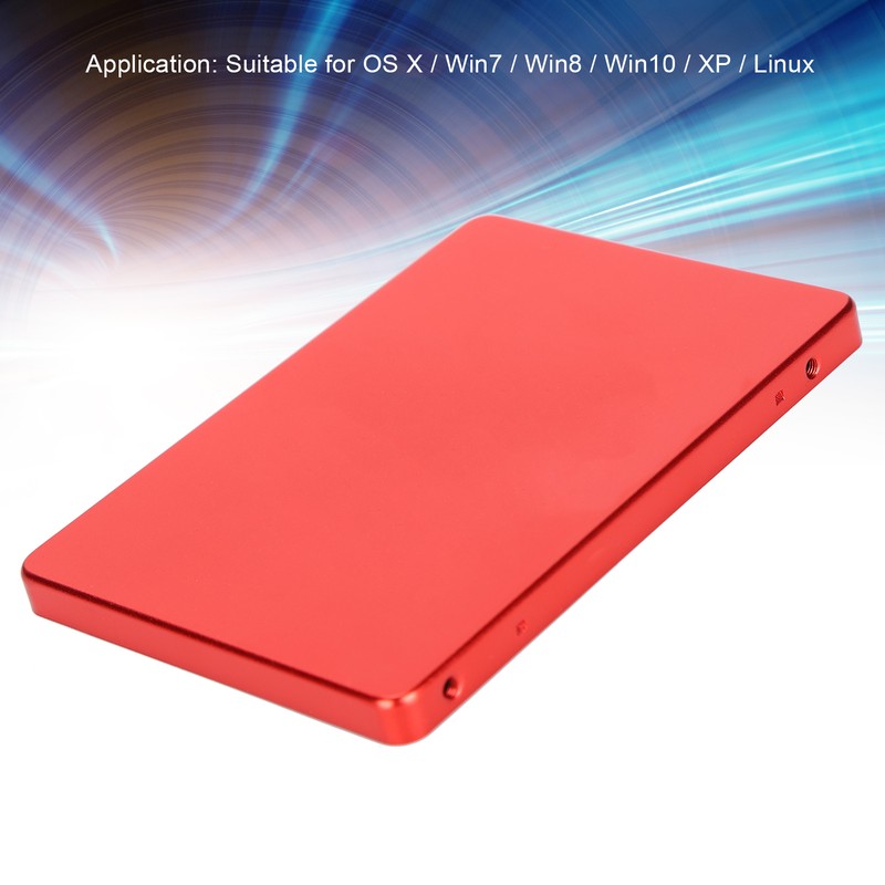 2.5in Drive Red High Speed Metal Hard Disk with Pattern