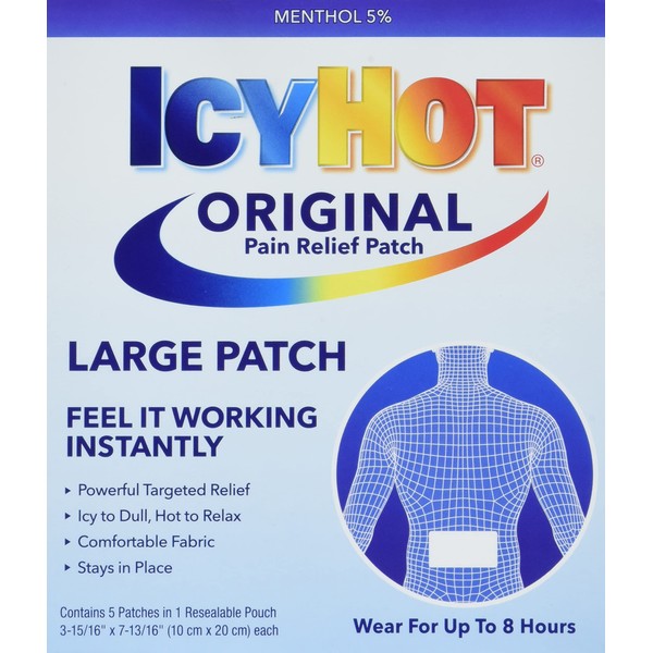 Icy Hot Medicated Patch Extra Strength Pain Relief Patch for