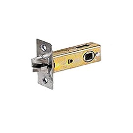 Boxonly 40mm Forked Tubular Mortice Latch Stainless Steel Door Latch Sprung Lever Door Handles