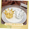 12 piezas Cajas Doradas de Dulces Rellenable con Decorativa para