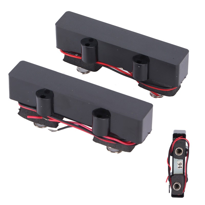 Electric Bass Pickup Sealed 4String Set Noiseless Set with Spring