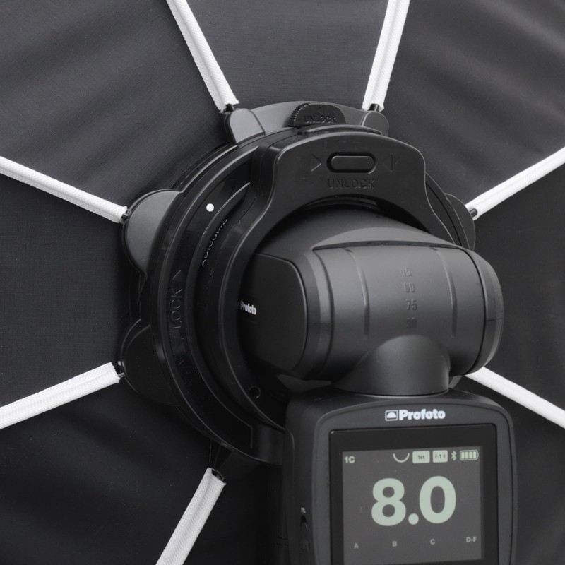 SMDV Softbox FLIP Dedicated Adapter for AD200PRO II + Bare
