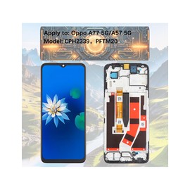 H&LYCYJ Display Bildschirm für Oppo A77 5G/A57 5G CPH2339 PFTM20 LCD Bildschirm Ersatz Assembly kit mit Rahmen