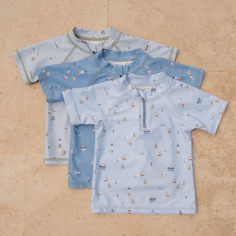 Little Dutch Sailors Bay CL21881643 Swimming Shirt Short-Sleeved Dark Blue