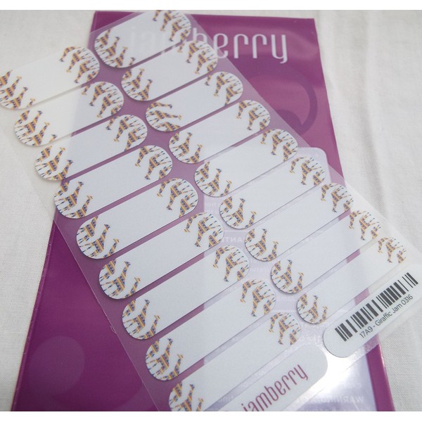 Jamberry Graffic Jam 0316 17A9 Nail Wrap (Full Sheet)
