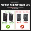 OLLEN Screws-Free Premium Leather for Key Fob Cover, Fit for