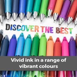 Pentel EnerGel-X Retractable Liquid Gel Pen (0.5mm) Needle Tip, Fine Line, Orange Ink, Box of 12 (BLN105-F)