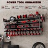 NattyDot 48" Large Power Tools Organizer Wall Mount,12 Drill Holder