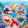 CHolic 18Pcs 3D Printed Ocean Animal Figures Set, Marine Animal