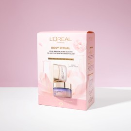 L'Oréal Paris Rosy Ritual Gift Set - Age Perfect Golden Age Rosy Re-Fortifying Day Cream 50ml, Age Perfect Golden Age Cooling Night Cream 50ml & Complimentary Eye Mask