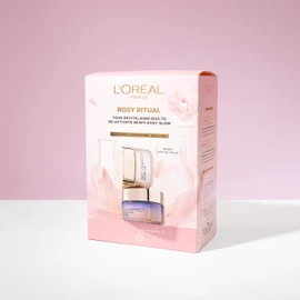 L'Oréal Paris Rosy Ritual Gift Set - Age Perfect Golden Age Rosy Re-Fortifying Day Cream 50ml, Age Perfect Golden Age Cooling Night Cream 50ml & Complimentary Eye Mask