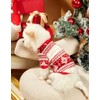 Genérico Sueter navideño para Perro con diaeño de Copos, Rojo