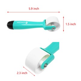 Ruiwaer Rodillo de costura para costura de rodillo de prensa, herramienta para acolchar, costuras de prensa, rollo y herramientas de costura para decoración del hogar, color azul