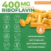 Vitamin B2 Riboflavin 400mg - Energy, Skin & Cellular Health