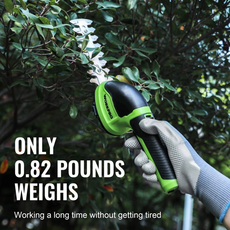 WORKPRO Cordless Grass Shear & Shrubbery Trimmer 2 in 1