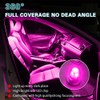 HEVLE 10Pcs T10 Car Interior LED Bulb, 5SMD 5050 Bright