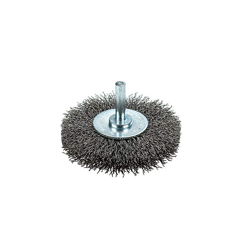 Forney 72254 Wire Wheel Brush, Coarse Crimped with 1/4" Round