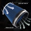 6" Inlet Cold Air Intake Filter Cone Replacement Performance Washable