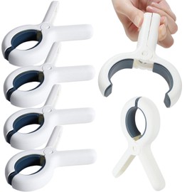 Fogman Large Strong Extra Large Laundry Clamp for Bedding Anti-Slip Stylish Set of 4 (Blue)