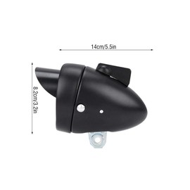 Bike Head Light Bicycle Retro Front Headlight Super LED Cycling Lighting Equipment with Frame & Visor Retro Bicycle Headlight