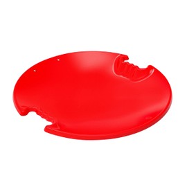 Era 26-inch Avalanche Adventurer Sled — 1 Rider Kids' Plastic Saucer for Year-Round Fun on Sand and Grass Hills, Red