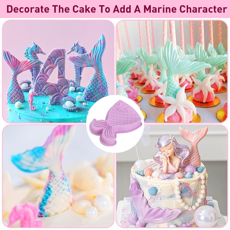 Semazz Mermaid Baking Mould PP