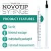 NOVOTIP Novotip 1ml Syringe - Box of 100