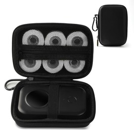 Phomemo D30 D35 Label Maker Case, Storage Bag Compatible with NELKO P21/NIIMBOT D11/JADENS D110/SUPVAN E10 Label Printer, Fits for Mini Labels Sticker Machine, Box Only - Black