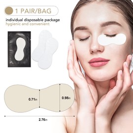 Lunamoon Eye Pads for Eyelash Extension Eyelash Pads Eyelash Extension Pad Eyelash Colouring Pad Eyelash Lifting Pad Eye Gel Patch for Eyelash Extensions 50 Pairs (Willowleaves Pink)