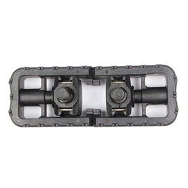 BESPORTBLE 2Pcs Foldable Mountain Bike Pedals Platform Flat Pedals for and Easy to Store Lightweight Plastic Design for Commuting and Recreational Riding