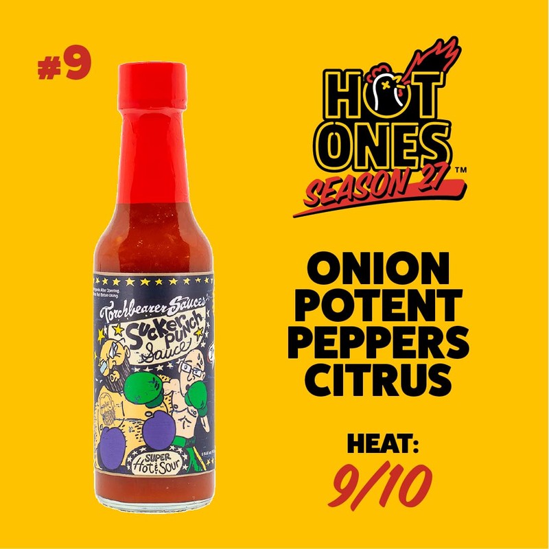 Hot Ones Hot Sauce Challenge Set - Season 27 Heat