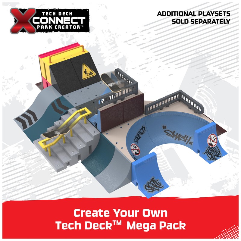 Tech Deck, Nyjah Rail Shredder Skatepark, X-Connect Park Creator, Set