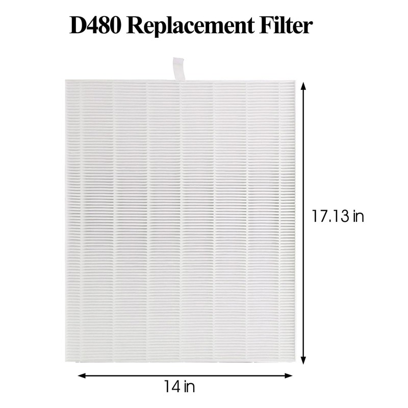 3 Pack D480 Replacement Filter Compatible with Winix D480 Air