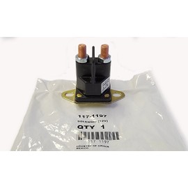 Toro Genuine OEM (Fits Exmark) 117-1197 Solenoid and Exmark Riding Mowers ProLine Z Master TimeCutter Titan Grandstand Explorer Lazer Quest Radius Turf Tracer Vantage TRX Trencher
