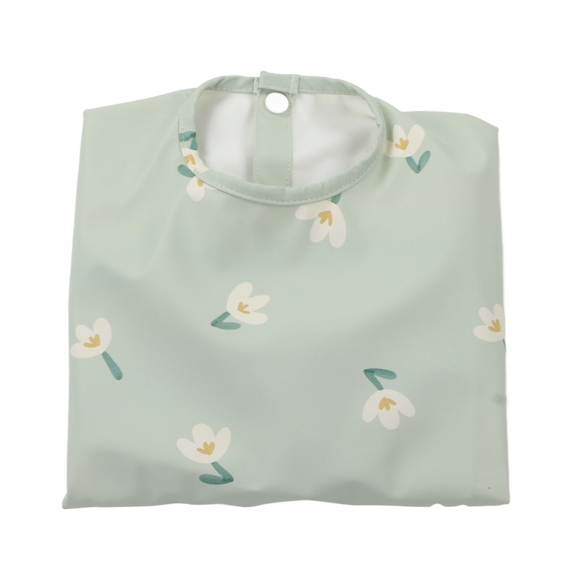 Infant Long Sleeve Bib Waterproof Cute Toddler Soft Sleeved Bib