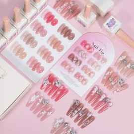 Gama De Gel Semipermanente Esmaltes Para Uñas Nude 8pcs 12ml                                                                                          