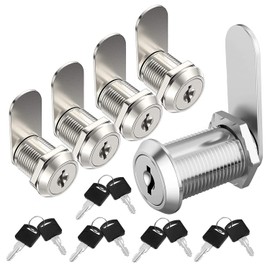 Letter Box Lock 20 mm Locker Lock with Key Furniture Lock Lever Lock Letter Box Locks Cabinet (Pack of 5)