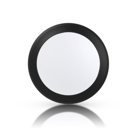 ECOELER LED Flush Mount Ceiling Light, 5/6inch Surface Mount Disk Downlight, 16.5W, 1100Lm, 4000K Cool White, Dimmable Flat LED Can Lights for Bathroom, Kitchen, Closet, ETL & FCC, Black