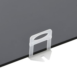 vidaXL Tile Levelling Clips 250 Pieces Tile Levelling System Pull Tabs, Levelling Spacer Clips, Tile Laying Aid, 2 mm