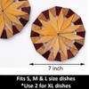 ECOSALL Natural Wood Trivets for Hot Dishes, Table and Kitchen