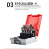 1/4" Shank Tungsten Carbide Burr Set Die Grinder Bits 10Pcs