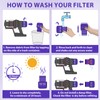 Lemige 4 Pack V11 Vacuum Filters Replacement for Dyson V11