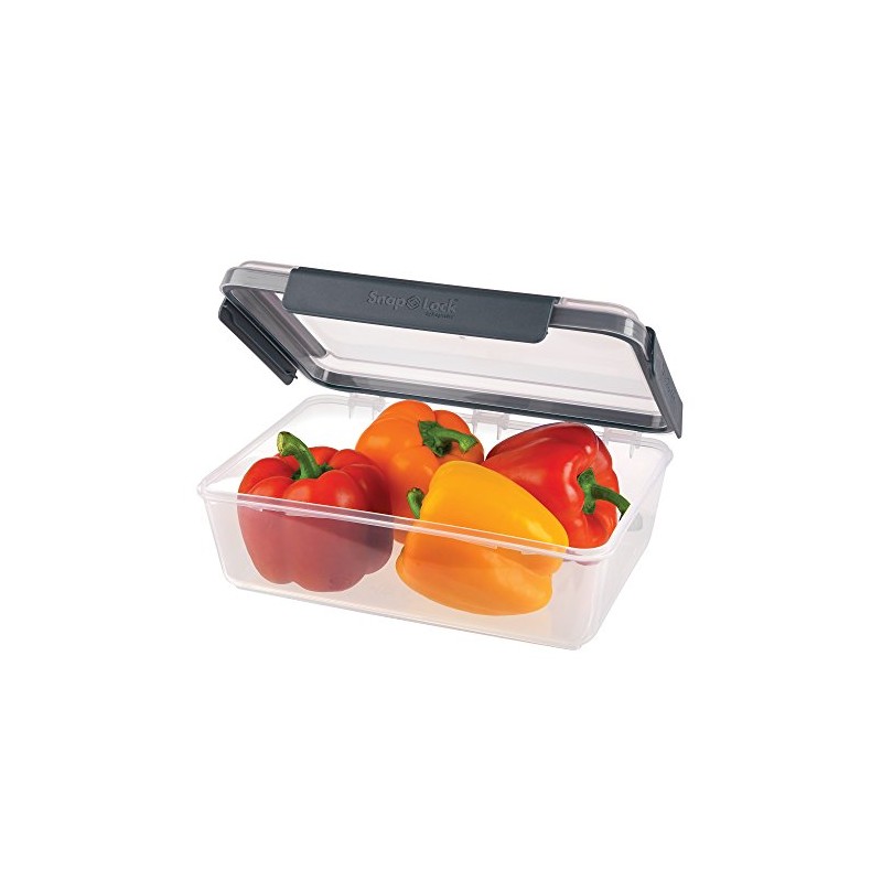 SnapLock by Progressive 12-Cup Storage Container - Gray, Easy-To-Open, Leak-Proof