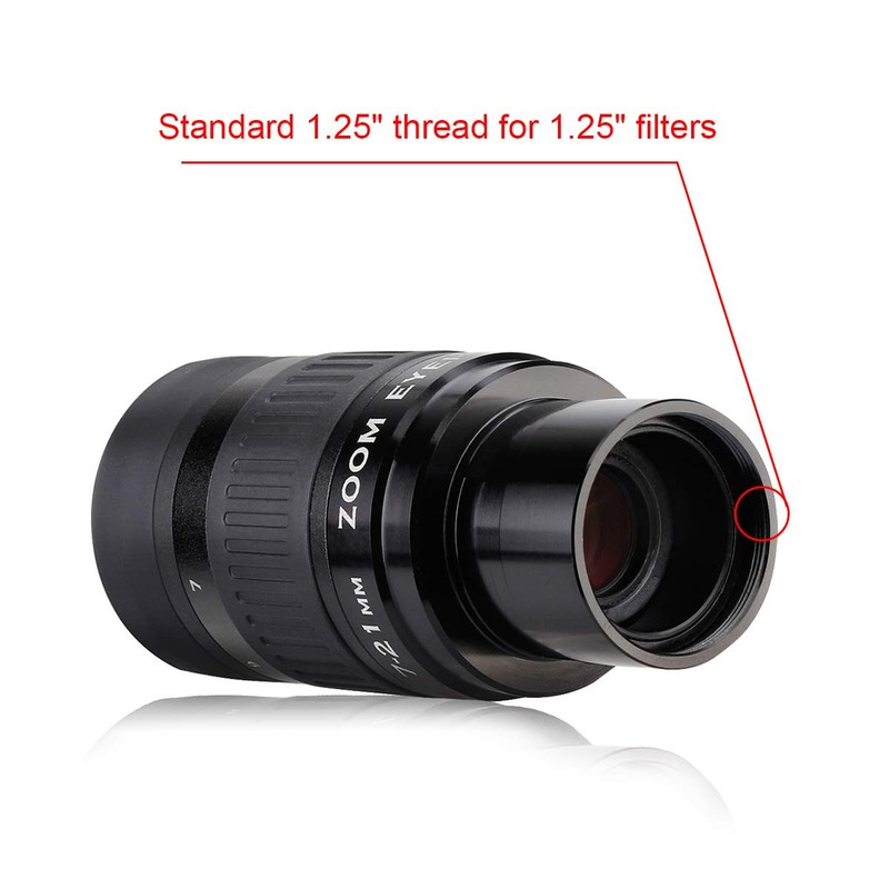 SVBONY SV135 Zoom Eyepiece, Zoom 7 to 21mm 1.25 Inch