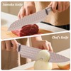 Knife Set, 6 Piece Chef Knife Set for Kitchen, Cooking
