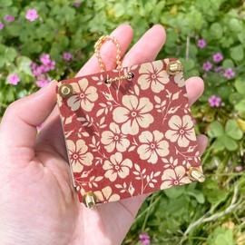 Happinit Pocket Flower Press, Small Flowers Press Kit, Micro Flower Pressing, Mini Plant Preservation Kit for Arts and Crafts Lovers (Gold)